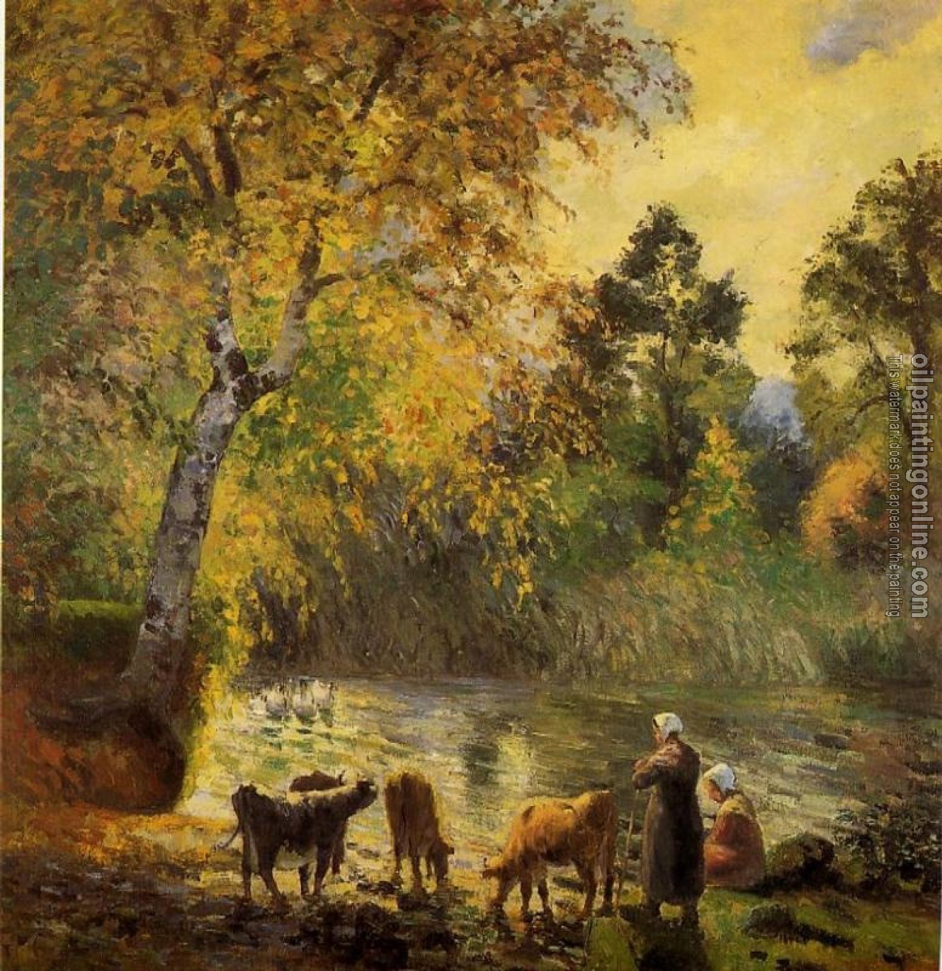 Pissarro, Camille - Autumn, Montfoucault Pond